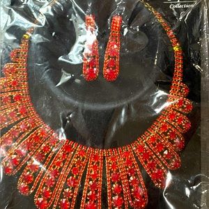 Necklace and earring set